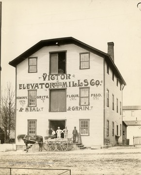 Exterior of Victor Elevator and Mills Company, Morgantown.