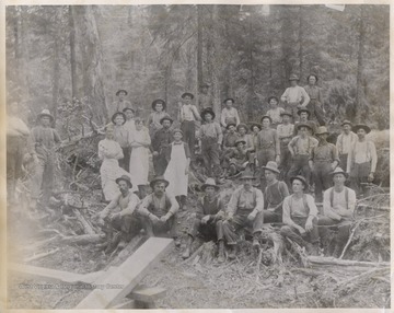 From Austin J. Sharpe, Huntersville, W.V., Cheat Mt., Spruce, W.Va., Pocahontas, County, W.Va.; Camp operated by the Spruce Lumber Co., Cass, W.Va.