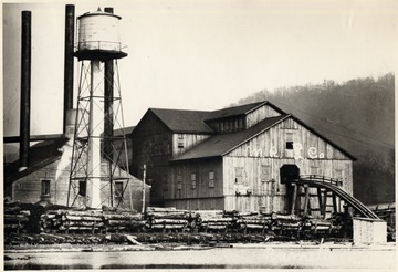 Lumber mill and log pond.  Rainelle, W.V.  Built 1910.