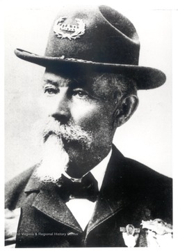 Portrait of Captain John C. Felton,  Co. A., 7th Reg. WV Inf. Vols.