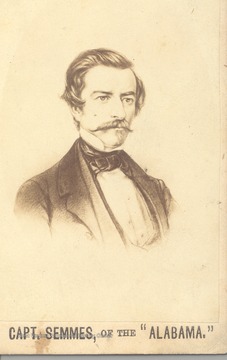 Portrait of Captain Semmes of the 'Alabama.' 