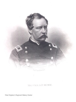 Engraved portrait of Major General A.P. Howe.