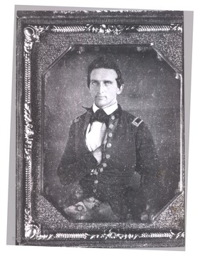 Earliest portrait of Thomas J. Jackson. The photograph was made in Mexico City, during the Mexican War. 