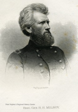Engraving of Brigadier General R.H. Milroy.