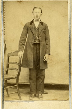 Portrait of an unidentified young man.