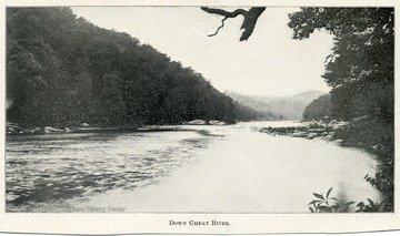 Scenic view of the Cheat River.