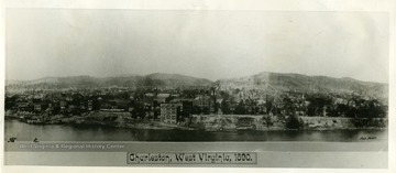 View of Charleston, West Virginia in 1890.