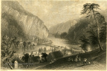 Children play on a hill overlooking Harpers Ferry.