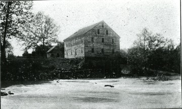 Jackson's Mill sits next to the river.