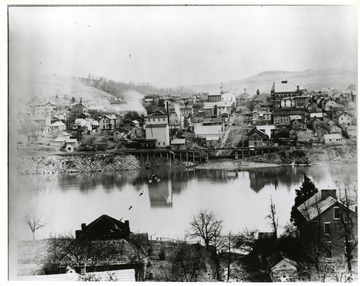 A view of Morgantown and the Wharf.