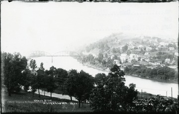 Distant view of Westover on the West Side of the Monongahela River.