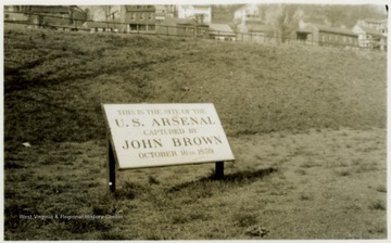 This is the site of the U.S. Arsenal captured by John Brown October 16th 1859.