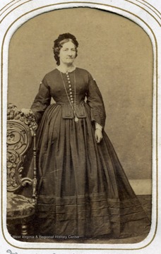 Portrait of Mary Jackson from the George W. Jackson family photo album.  