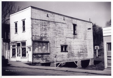 The upholstery shop owned by brothers, Keith, Gerald and Drexell Armentrout was located on r RD 1 near RT 50. The site was occupied by Benny's Boot Hill in later years.