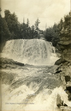 The Blackwater Falls are considered the highest falls in the state.