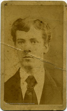 This photograph taken while Dayton was a student at WVU. He was the son of Spencer and Sarah Dayton of Philippi. He would subsequently serve in Congress and as a judge in the Federal Courts in West Virginia.