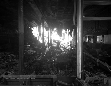 On March 4, 1949 the basement of the Woolworth Department Store on the corner of Quarrier and Capitol Streets in Charleston, West Virginia caught on fire. While fire fighters were on first floor of the scene, it collapsed into the basement, killing seven of the firemen.