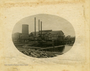 This image is part of the Thompson Family of Canaan Valley Collection. The Thompson family played a large role in the timber industry of Tucker County during the 1800s, and later prospered in the region as farmers, business owners, and prominent members of the Canaan Valley community.Saw Mill in Davis, W. Va in the early 1900s.