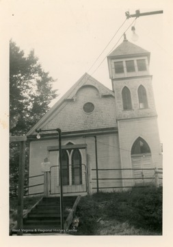 The church was organized in 1855 in the Ten Mile District.  The original church had to relocated to clear the way for the Baltimore and Ohio Railroad.