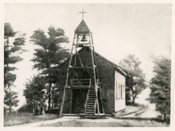 The church was organized in 1853.  The current building was completed in 1856.