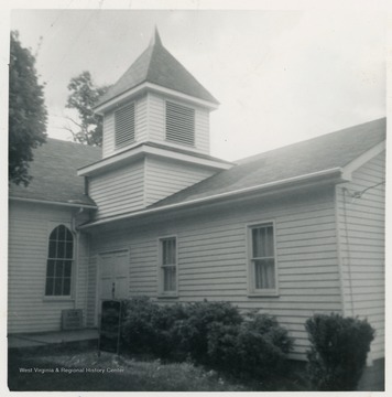 The church is located east of Morgantown. The church was first organized in 1842 and was located in a school house. A deed was provided for the church in 1855.