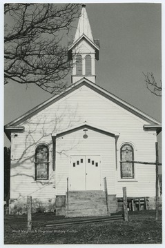 The church was established in 1850 and is located off of West Virginia Route 50.