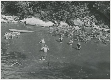 Swimmers are likely in the Guyandotte River.