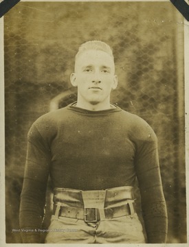 Hite ('18) was a halfback for West Virginia University's Mountaineer football team. During the 1917 season, Hite enlisted in the First Officers Training Camp after the United States declared war and was commissioned as a lieutenant. In his absence, the team elected Russell Bailey as the captain of the team. Russell came to WVU from Huntington High and was well-known as an excellent athlete. 