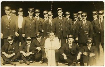 Group of train conductors.