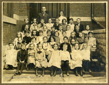 A class of the Second Ward School with their teachers. 