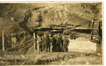 People look upon the remains of Monongah Mine collapse.