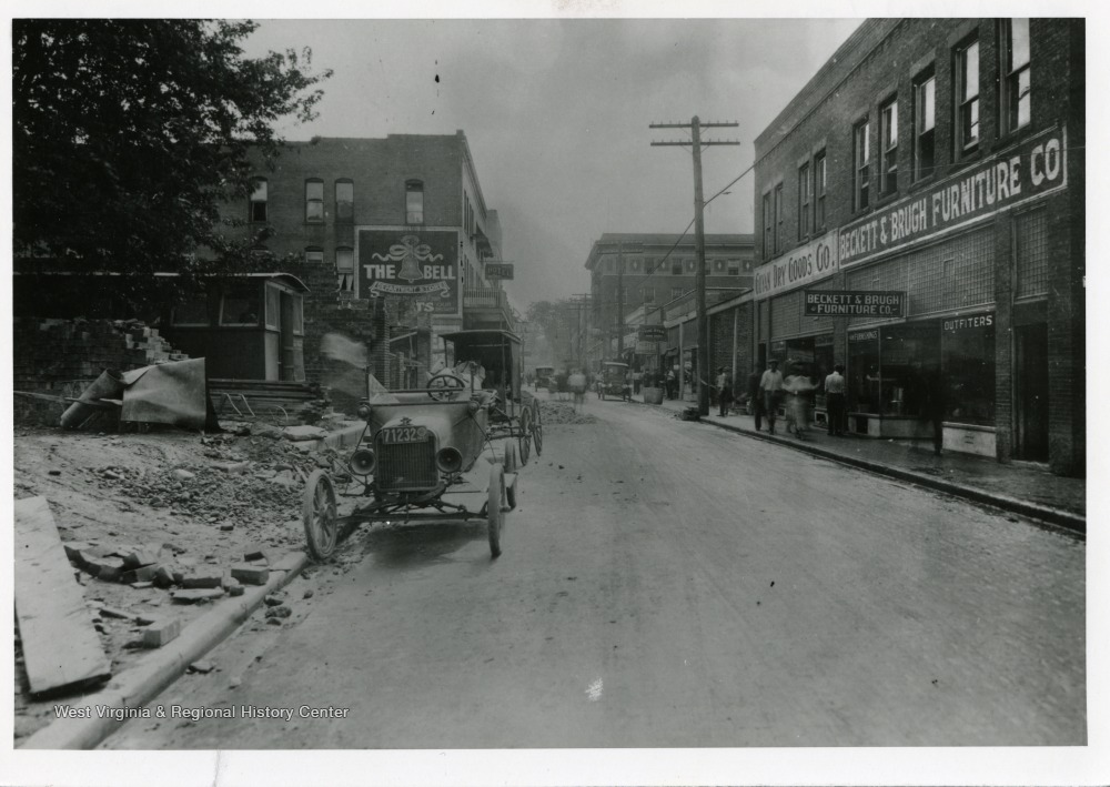 Street Scene in Logan, W. Va. West Virginia History OnView WVU