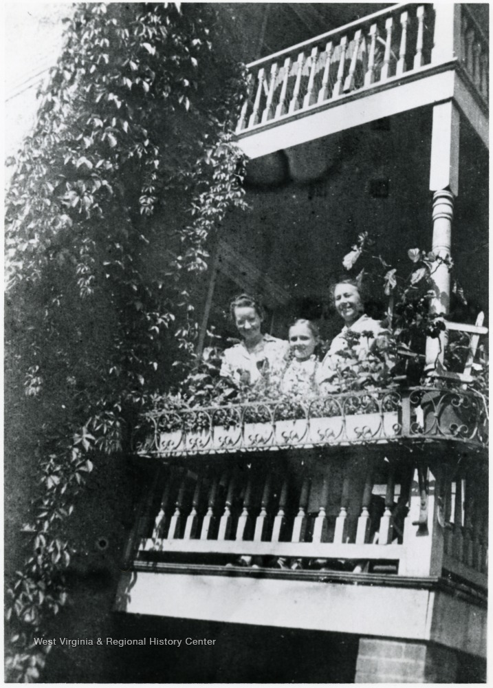 On the Balcony at the Viola's House - West Virginia History OnView
