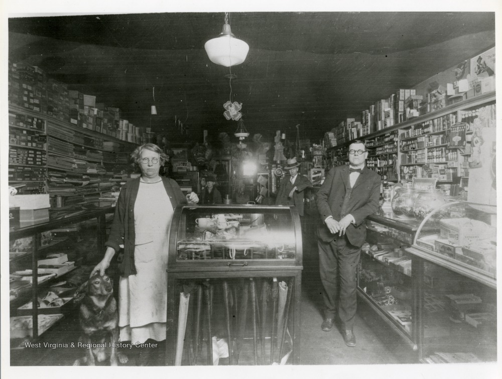 Interior of Alfred's Store, Poca, W. Va. West Virginia History OnView