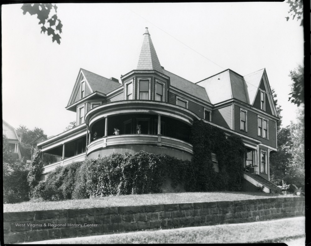 Exterior view of the Dilworth house on Dewey Avenue in Grafton, W. Va.