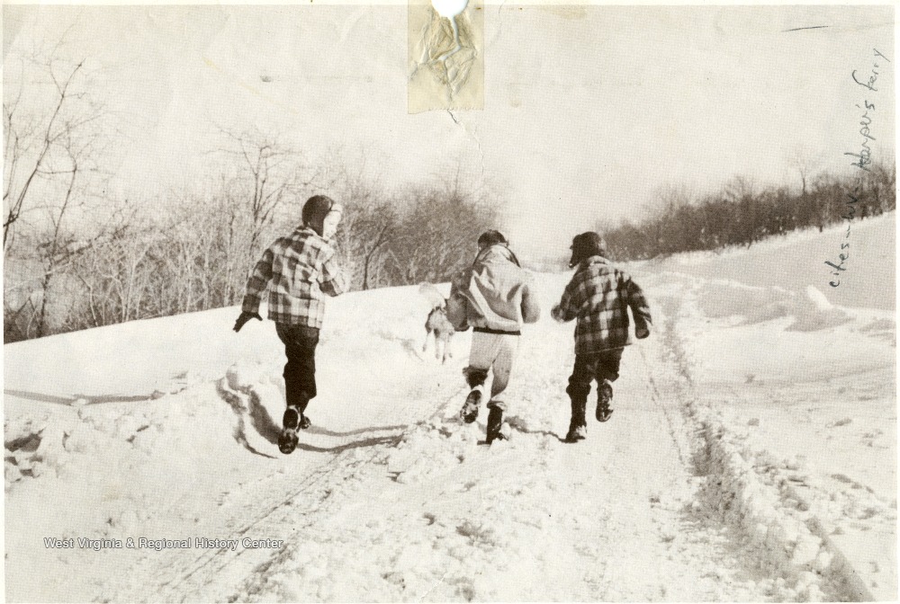 Winter Scene in Jefferson County, W. Va. West Virginia History OnView