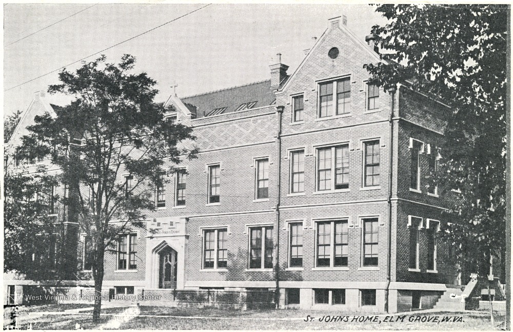 St. John's Home, Elm Grove, W. Va. West Virginia History OnView WVU