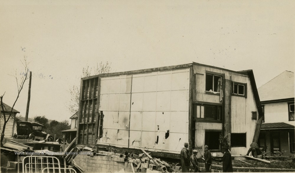 Tornado Damage, W. Va. West Virginia History OnView WVU