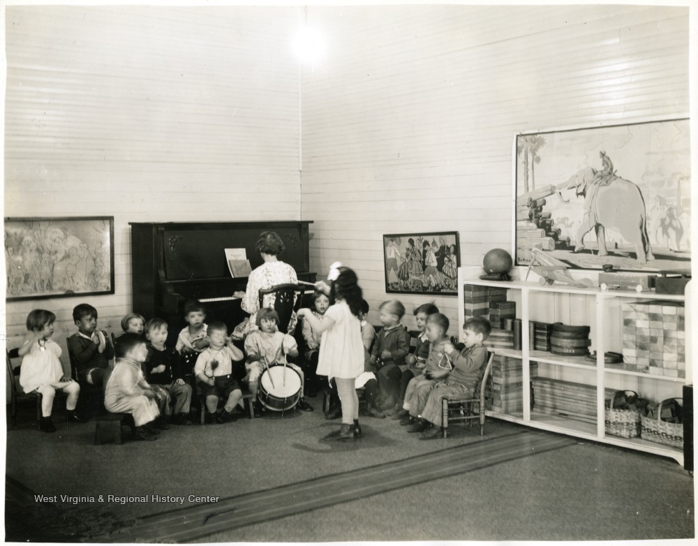 Music Class in a WV Relief Administration Nursery School in