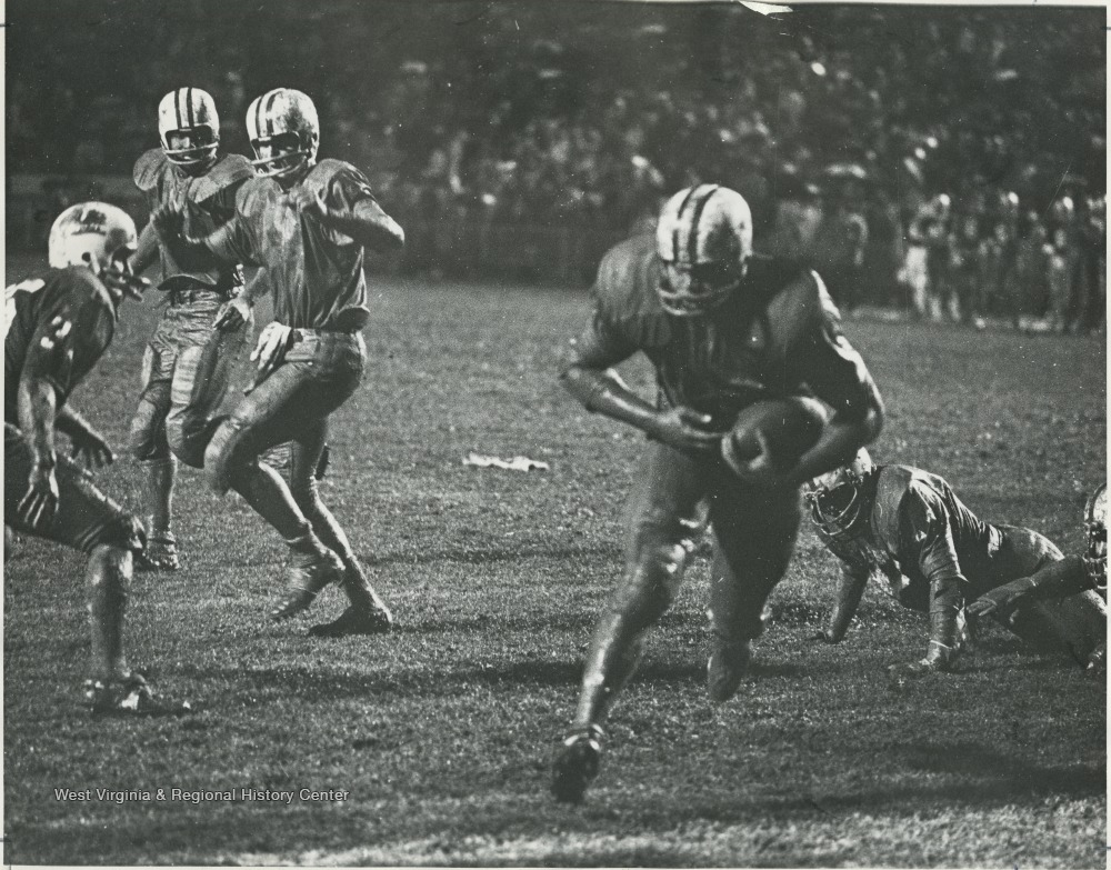 WVU Football Team in Peach Bowl Action West Virginia History OnView