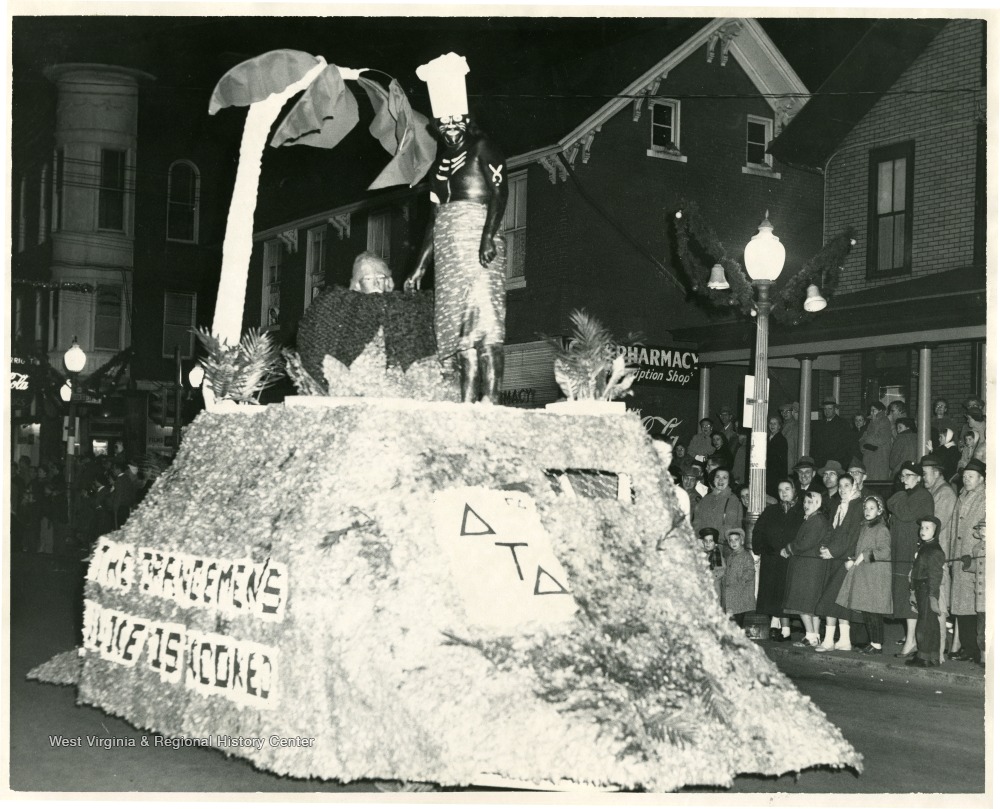 Parade Float, West Virginia University West Virginia