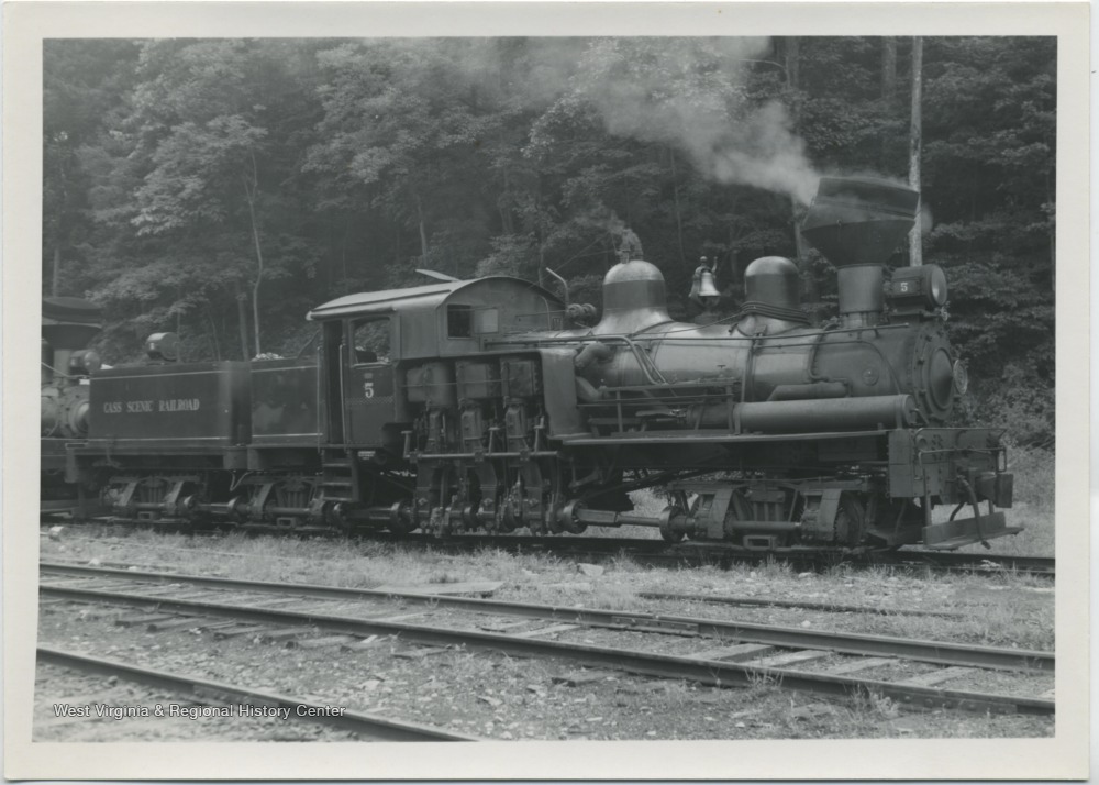 Shay No. 5, Cass Scenic Railroad, Cass, W.Va. - West Virginia History ...