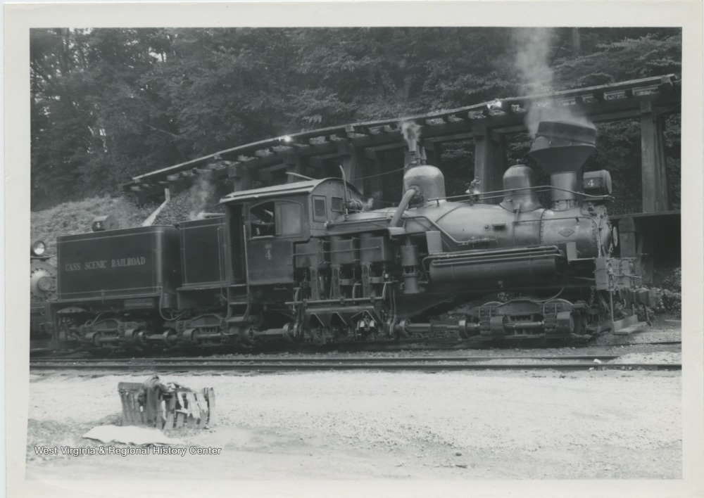 Shay No. 4, Cass Scenic Railroad, Cass, W.Va. - West Virginia History ...