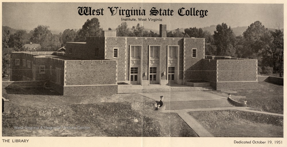 West Virginia State College Library Institute W Va West Virginia History Onview Wvu