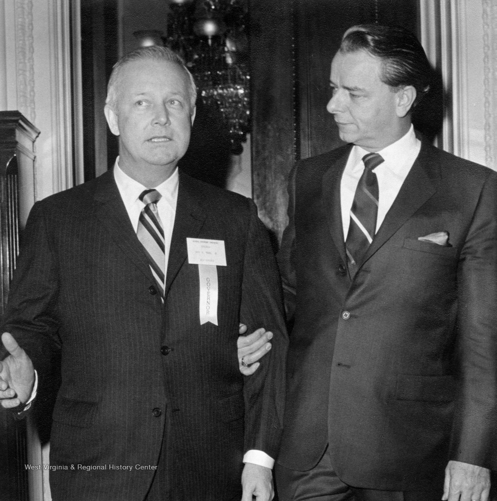 Robert C. Byrd with West Virginia Governor Arch Moore - West Virginia ...