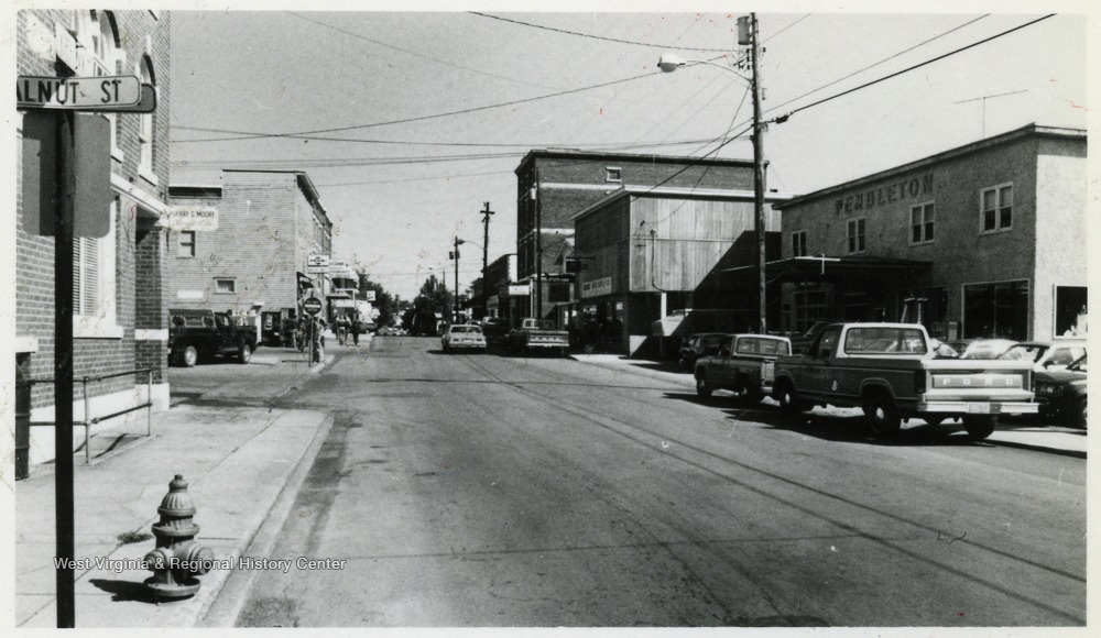 Main Street in Franklin, W. Va. West Virginia History OnView WVU