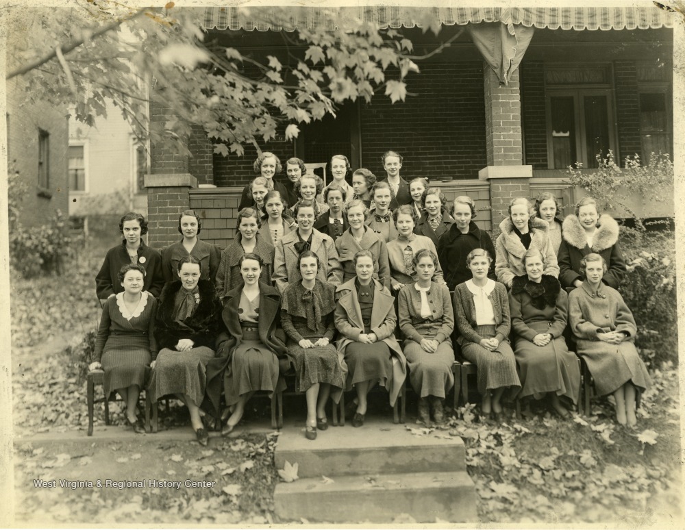 Chi Omega Sorority House Morgantown W. Va. West Virginia