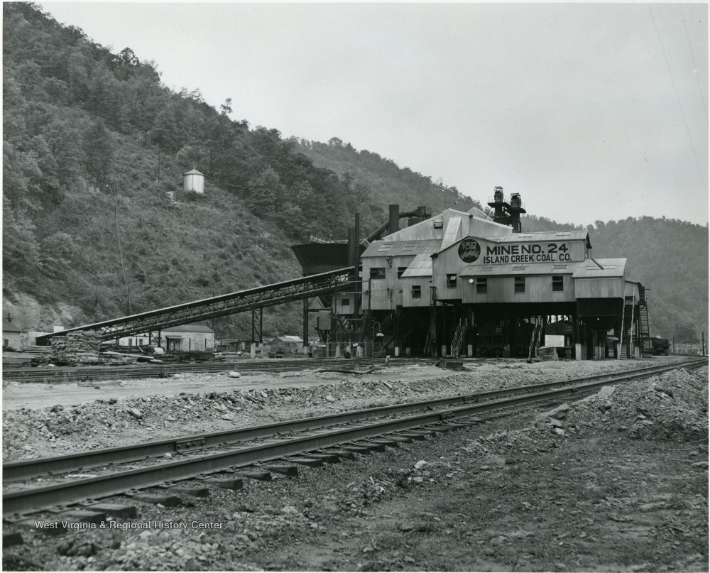 View of Mine No. 24, Island Creek Coal Company - West Virginia History ...