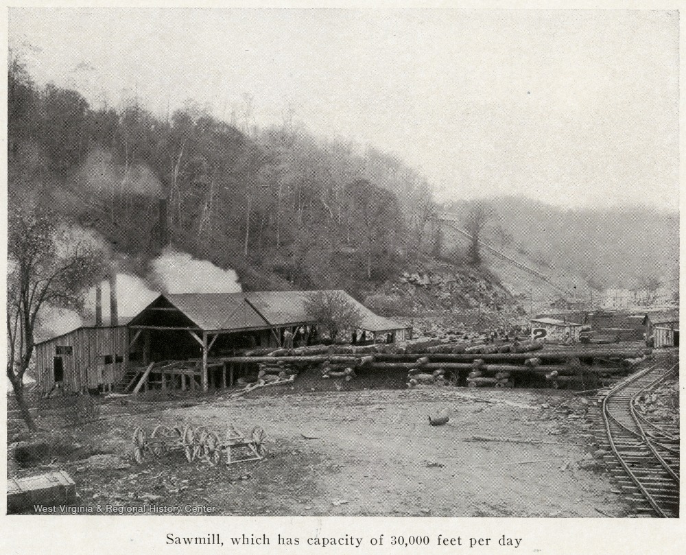 View of Sawmill - West Virginia History OnView | WVU Libraries