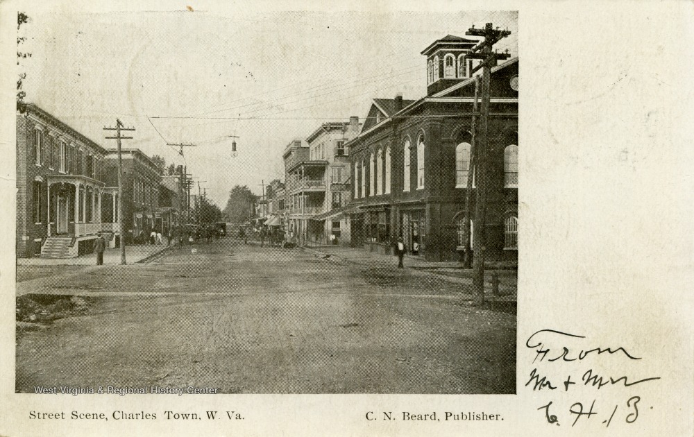 Street Scene; Charles Town, W. Va. - West Virginia History OnView  WVU 